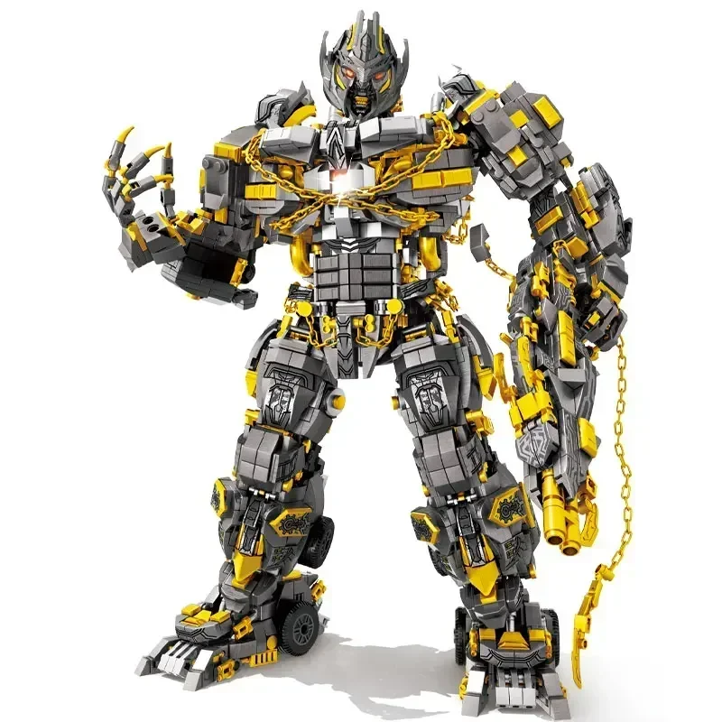 In Stock Transformation New 2086PCS Beasts Robot MOC Building Sets Bricks Mecha War Blocks Action Figure Toy Collection Gift