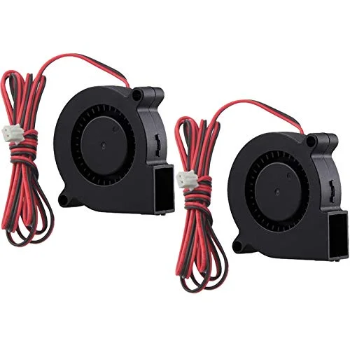 2 pçs dc 5v 12v 24v 50x50x15mm refrigerador centrífugo 2pin usb ventilador radial 5015 turbo ventilador 5cm 50mm radiador para refrigeração de impressora 3d