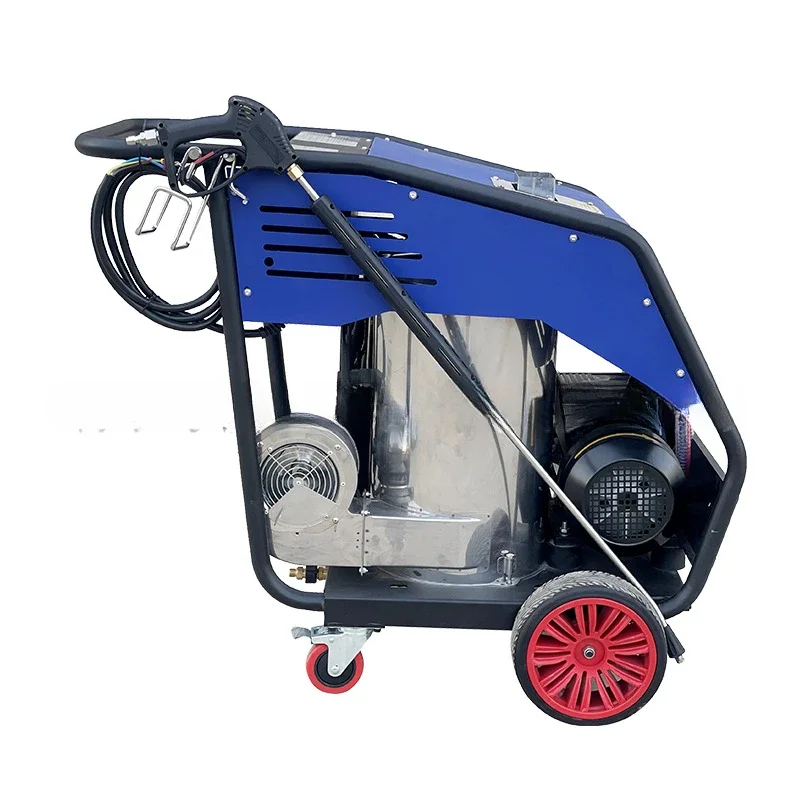 Diesel hot water high pressure cleaner, outdoor hot and cold water high pressure cleaning oil dirt high pressure cleaner