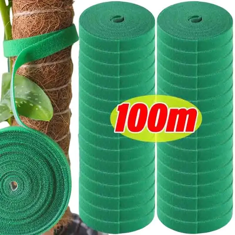 Reusable Nylon Plant Cable Ties Self Adhesive Adjustable Bandage for Support Grape Vine Tie Fastener Tape Strips Garden Supplies