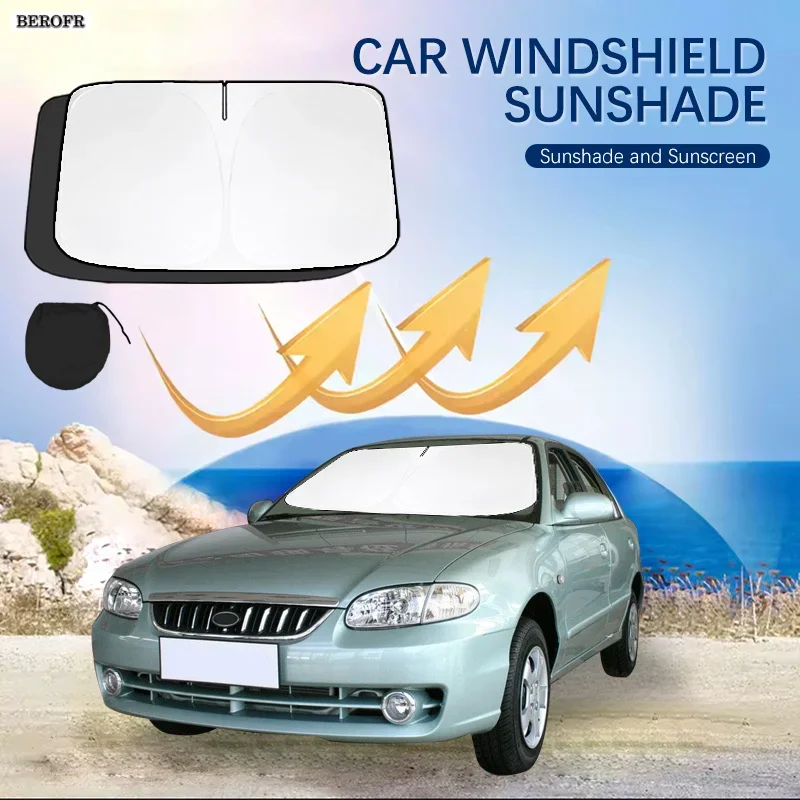 Car Windshield Sun Shade Covers Front Window Sunscreen UV Parasol For Kia RIO X 2JB 3 4 Summer Car Accessories