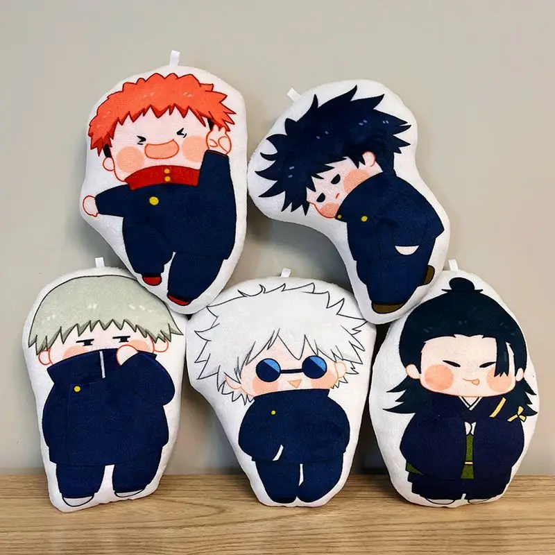 

Cartoon anime Jujutsu Kaisen periphery Humanoid Throw Pillow Gojo Satoru Yuji Itadori Geto Suguru Cute Plush Doll Cushion gift