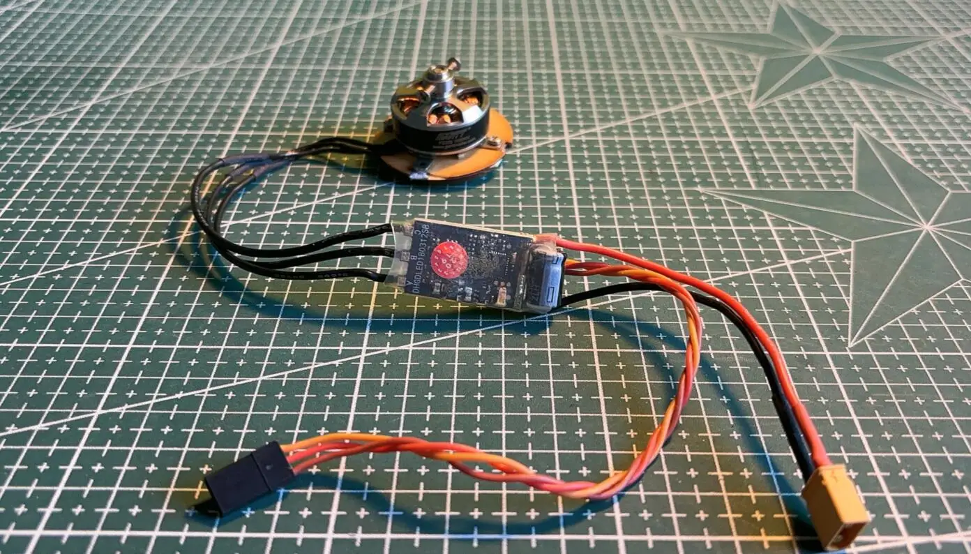 85% new GARTT F2205 1850KV Brushless Motor and 20A speed controller ESC assembly for KT F3P RC Helicopter Aircraft Aeroplane