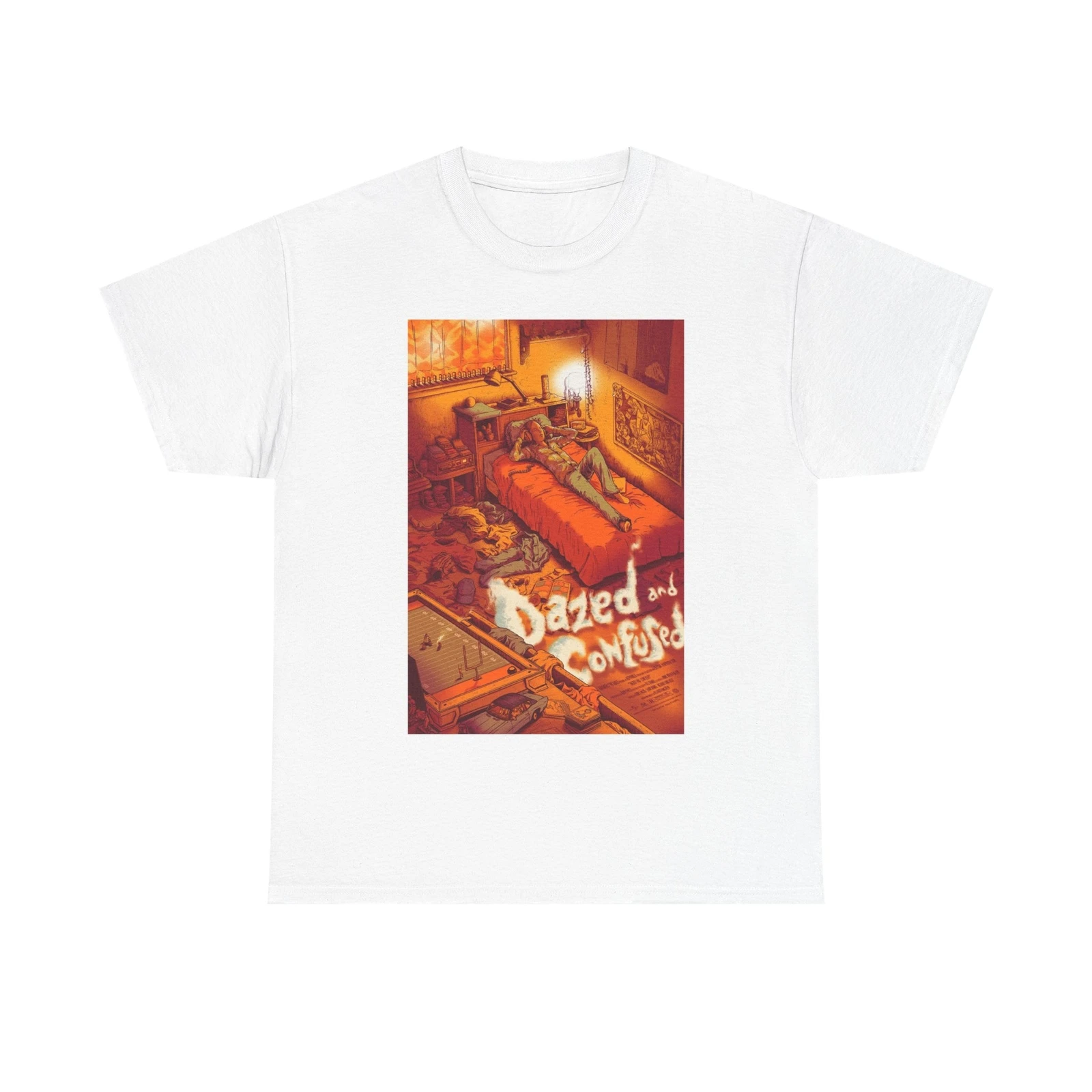 

Dazed and Confused Tshirt Vintage Movie Poster Retro Texas Unisex Heavy Cotton r