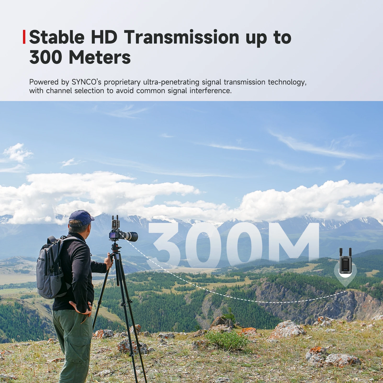 SYNCO Xvison HD نظام نقل الفيديو اللاسلكي المهنية 1080P 60fps جهاز ريسيفر استقبال وإرسال #3