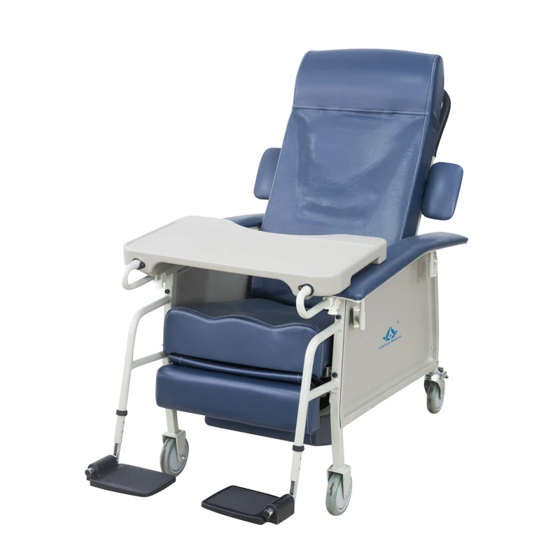 

MN-BDC006 Classic Hospital Furniture Movable Elderly Chair Medical Chair For Old People With Cheap Price Hot Selling