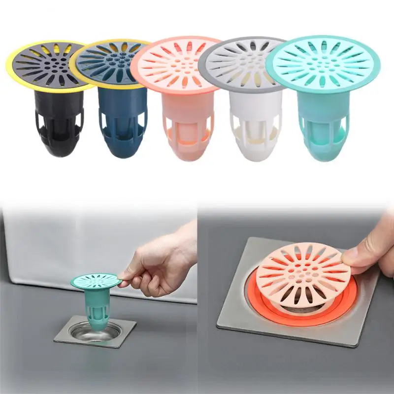 Toilet Insect-proof Anti-odor Deodorant Floor Drain Cover Sewer Deodorant Floor Drain Core Household Bathroom Buy 2 Get 1 Free!