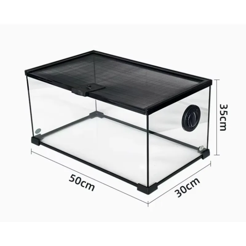 

Breathable Transparent Glass Insect Reptile Gecko Terrarium Tarantula Enclosures Reptile Enclosure