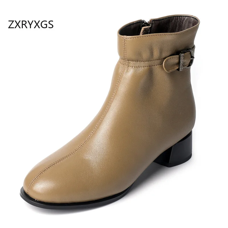 zxryxgs-temperament-elegant-haut-peau-de-vache-automne-bottes-femmes-bottes-a-la-mode-2025-grande-taille-en-cuir-veritable-mi-talon-bottes-d'hiver