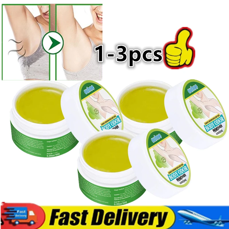 

1-3 крем для удаления запаха подмышек, неприятный запах изо рта, удаление пота для мужчин и женщин, освежающий стойкий ароматический крем для ухода за кожей