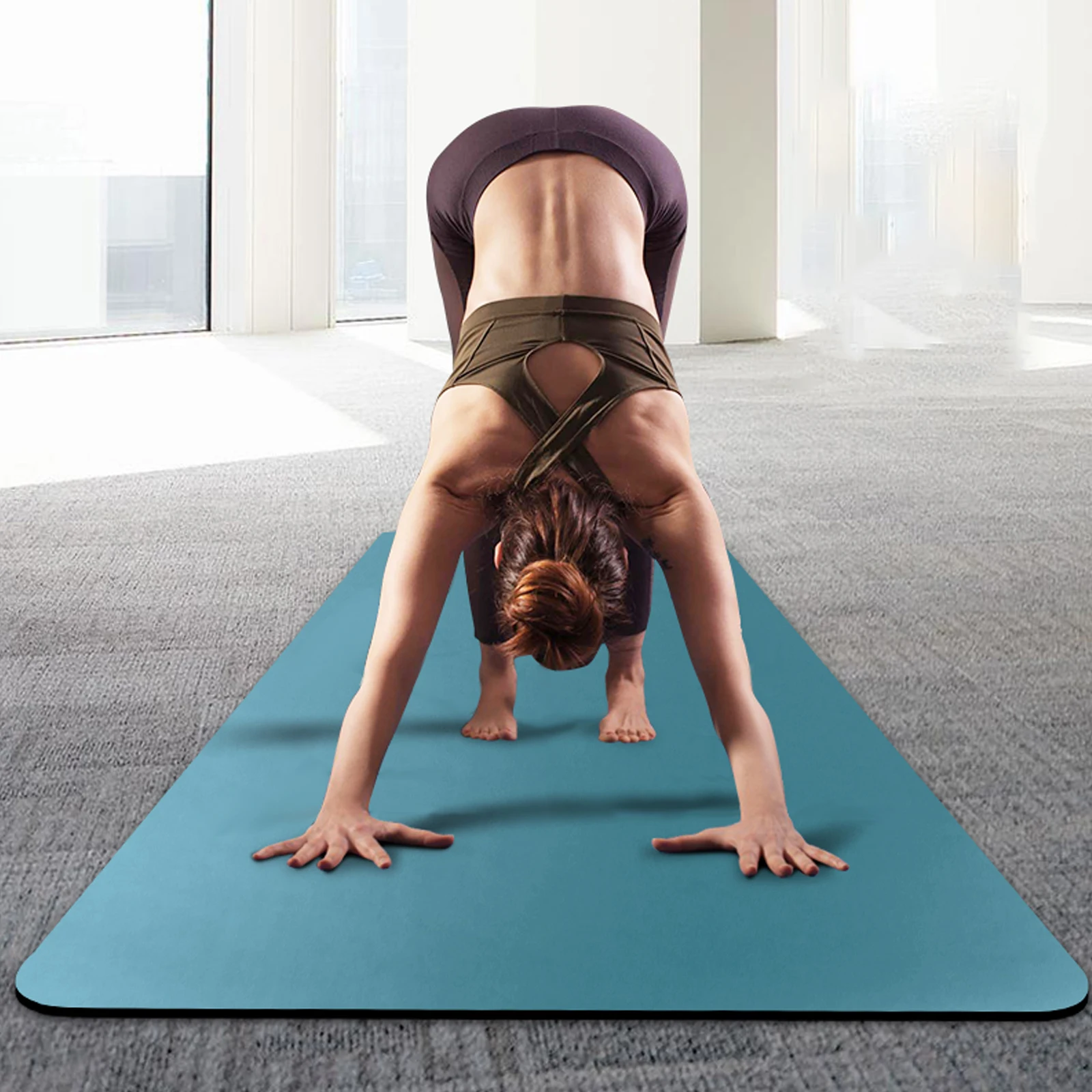 Premium Yoga Mat - Waterproof, Easy-clean Surface For Daily Practice Durable Comfortable For Home Yoga Training Top Quality