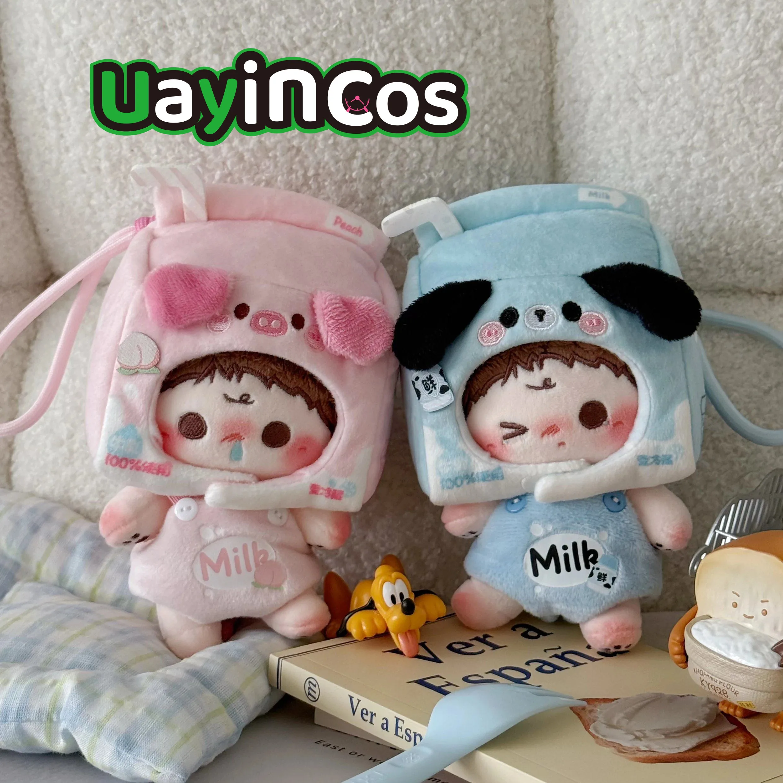 

В наличии: Костюм для куклы 10 см (милк-бокс), одежда для кукол-зверюшек (лиса, собака, кролик), шапка, штаны, хвост, шнурок, мультяшный наряд, для плюшевых игрушек и кукол.