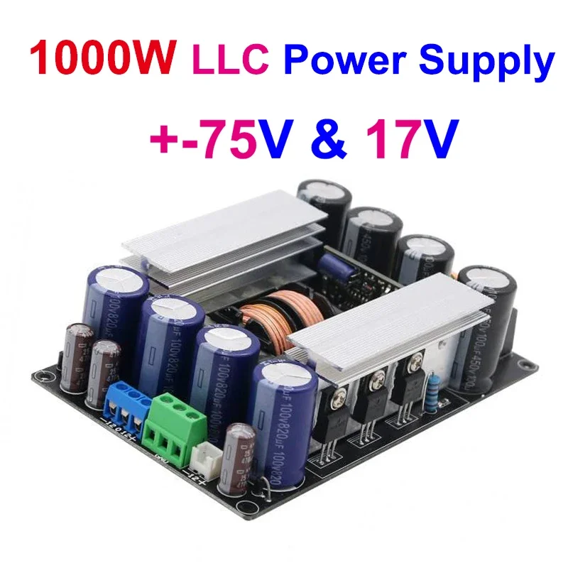 1000 واط IRS2092S الفئة D الرقمية أحادية مكبر للصوت مجلس المهنية المرحلة المسرح المنزلي عالية الطاقة الصوت أمبير LLC امدادات الطاقة