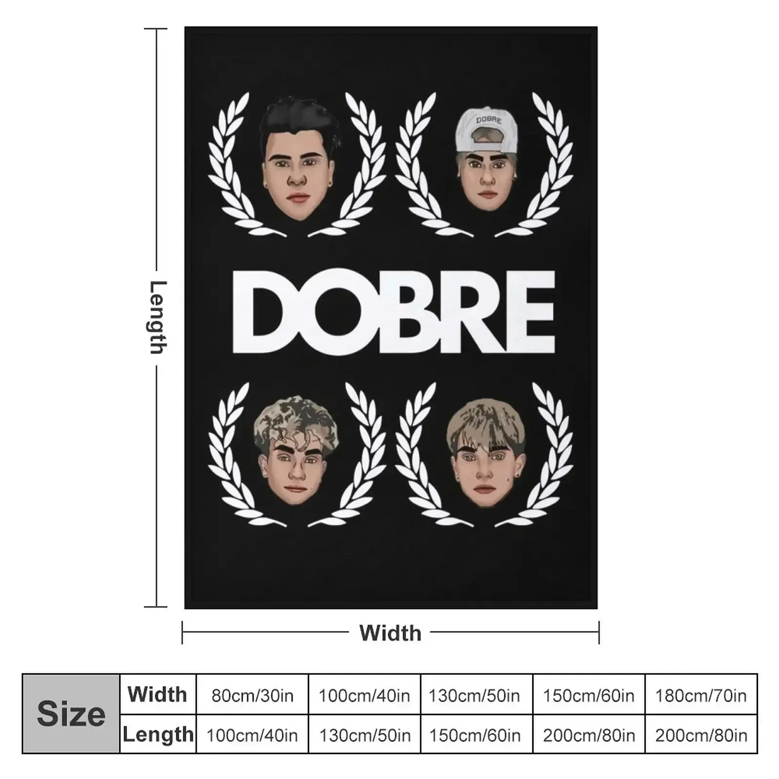 Dobre Brother Twins Merch Throw Blanket Softest Decorative Beds For Baby Comforter Sofa Throw Luxury Designer Blankets