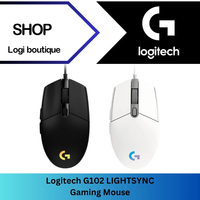 Logitech G102 Prodigy Gaming Mouse 8000 DPI, 6 Buttons, 1ms Report Rate, RGB Lighting for eSports FPS MOBA, PC Gamer Computer