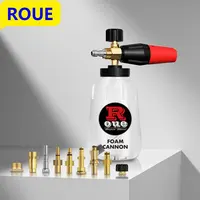 Accesorios de lavado de coches de 1L, lanza de espuma totalmente transparente para lavadora de alta presión, pistola de agua para Karcher Nilfisk Bosch Stihl Lavor