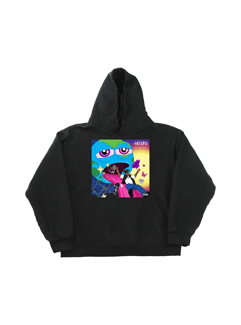 

Juice WRLD 999, американская толстовка с капюшоном в стиле ретро, хип-хоп, длинный свеч, цифровой прямой спрей, хлопок, молодежная модная осень, Wi...