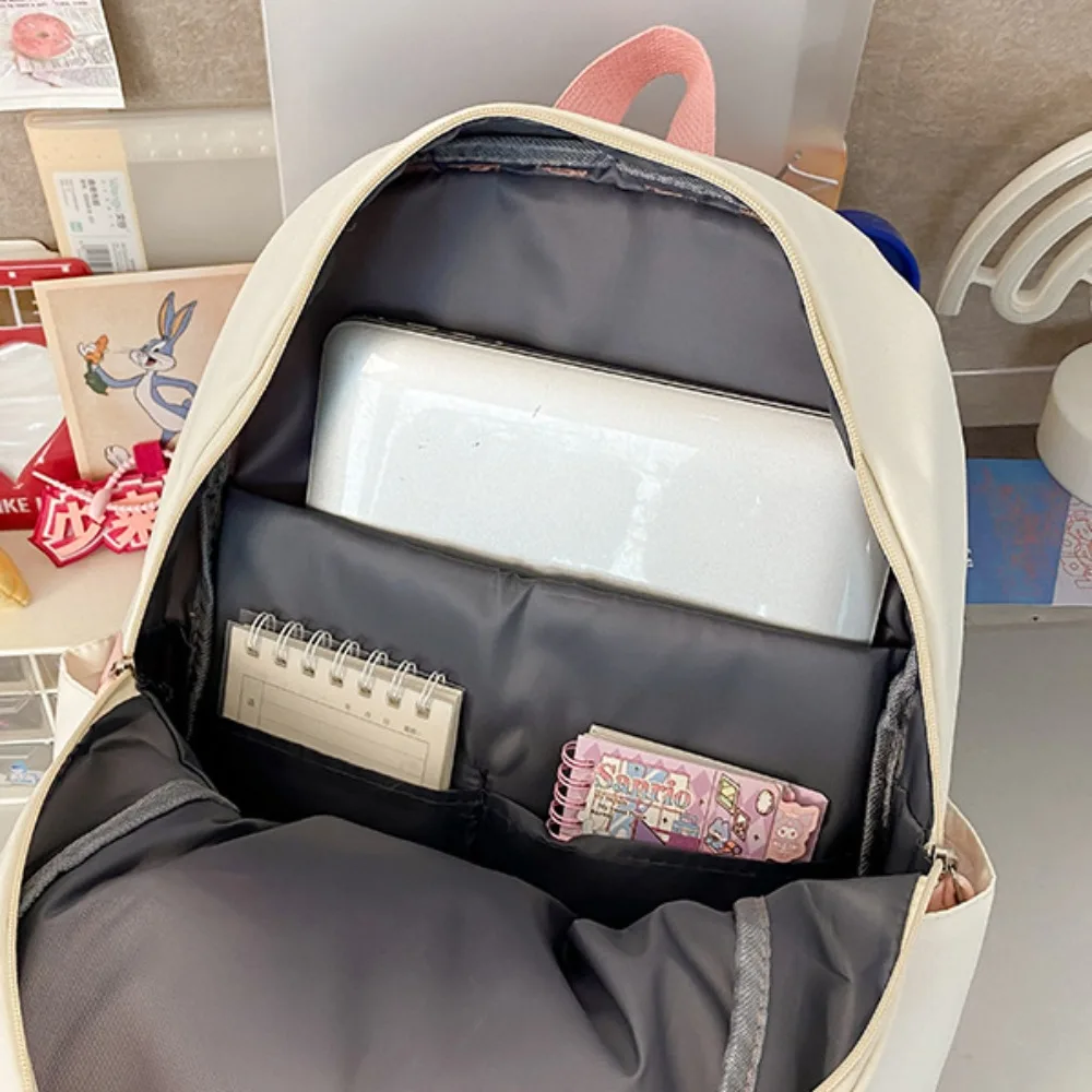 Japanese Style Ita Bag Student Shoulder Bag Schoolbag Large Capacity Transparent PVC Badge Backpack DIY Doll Display Bag