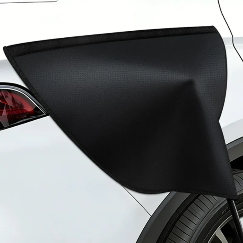 Oxford-Stoff Magnetische EV-Ladegerätabdeckung Wasserdichte Ladeanschlussabdeckung Regenschutz für UV Winter Schnee Fahrzeugstation