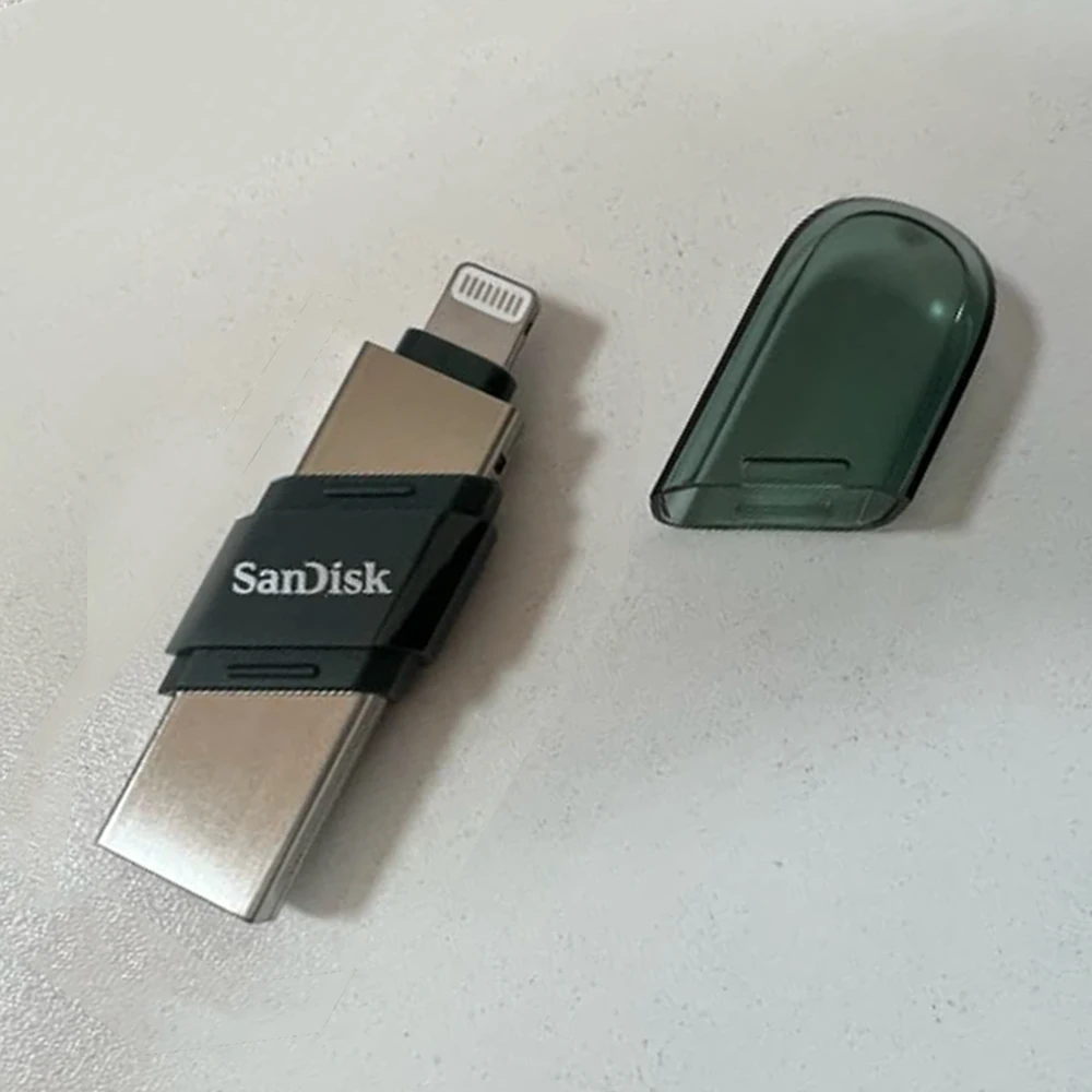 unidad-flash-sandisk-ixpand-de-128gb-256gb-con-encriptacion-otg-2-en-1-con-conectores-lightning-y-usb-tipo-a-memoria-usb