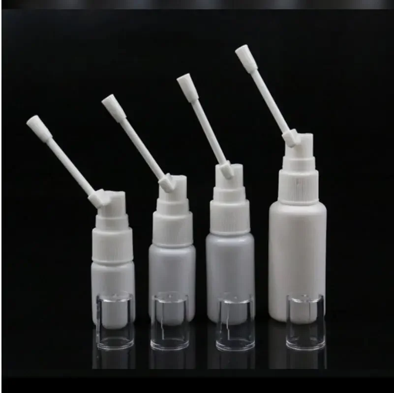 

1pcs 10/20/30/50ml Rotation Atomizer Refillable Empty Throat Sprayer Pump Snoot Cleaning Container Plastic Nasal Spray Bottle