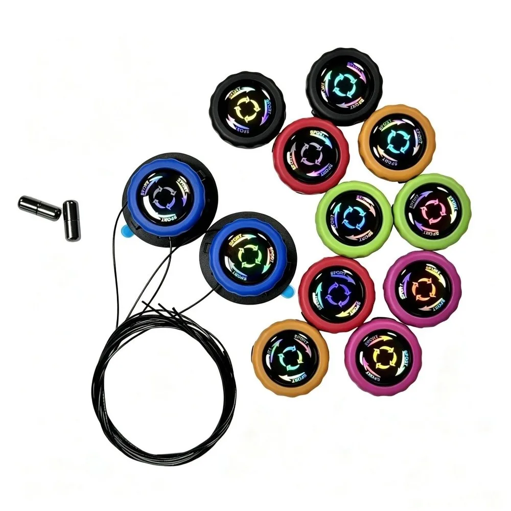 1 Pair Rotating Shoe Buckle Swivel Buckle Laces Thick/Thin Rope Round Lock No-Tie Shoelaces Elastic Shoe Laces