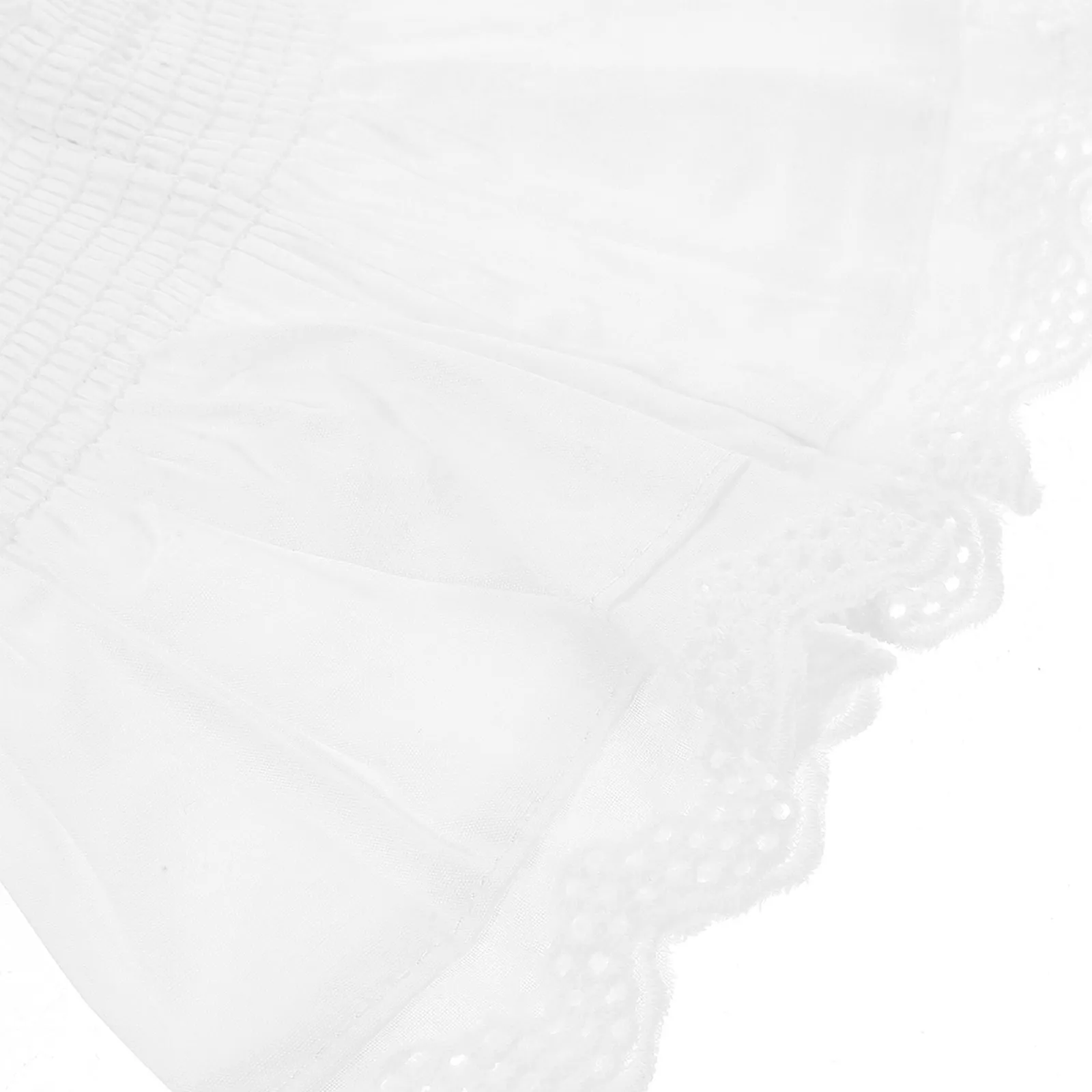1 False Sleeve Cotton Lace Arm Sleeve Wrist Cuffs Detachable for Wedding Dress Costume Sweater Blouse Women Teens