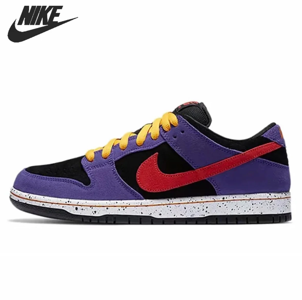 Nike-zapatillas de Skateboarding para hombre y mujer, calzado Unisex, color morado y negro, Dunk Sb Pro