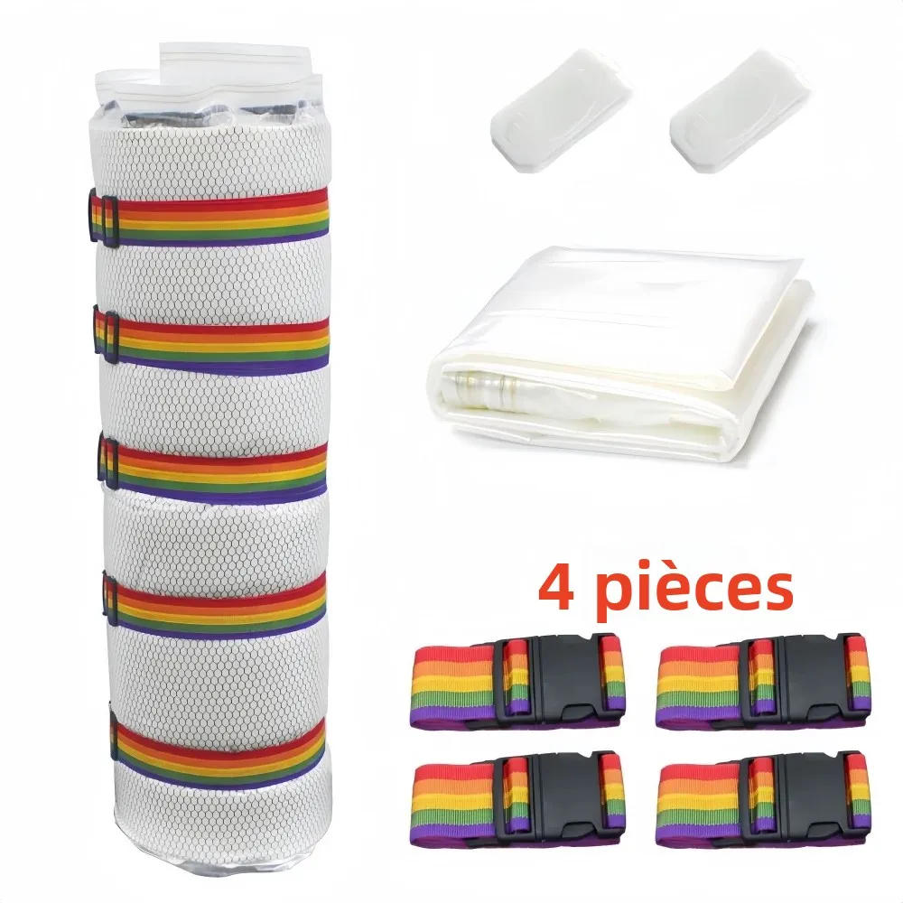 Sac de compression sous vide pour matelas en latex, housse anti-poussière et anti-humidité, étui de protection pour déménagement, sacs de rangement pour matelas