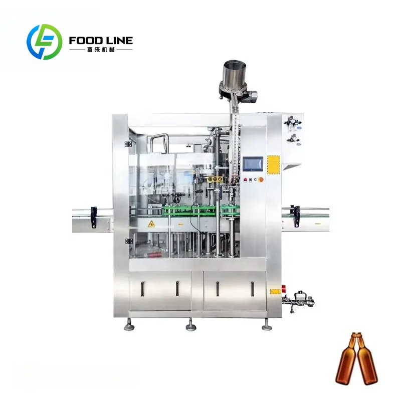customized liquid bottling equipment magnetic pump filler compact bottling unit for beer edible oil daily detergent production