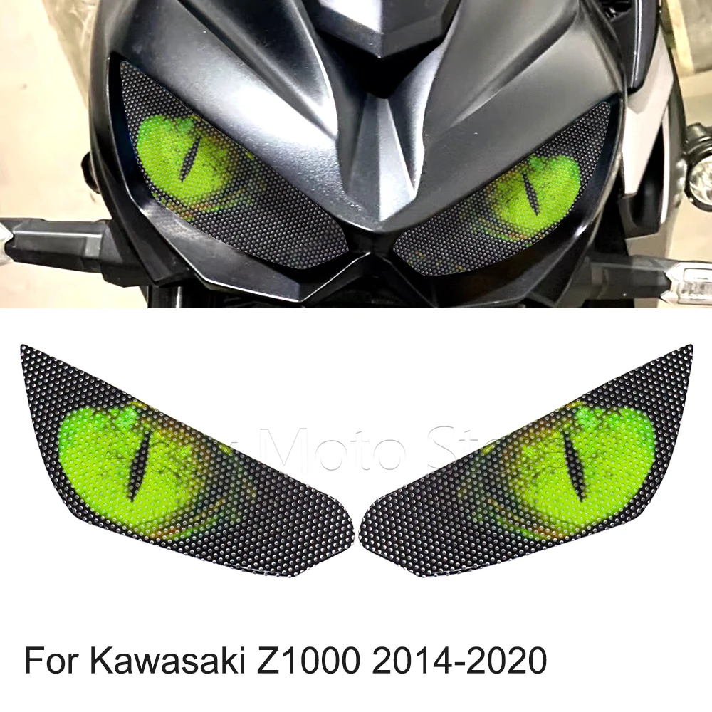 

Motorcycle Accessories Headlight Protection Stickers Headlamp Decal For Kawasaki Z1000 2014 2015 2016 2017 2018 2019 2020
