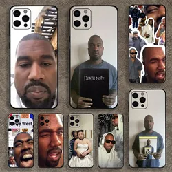 Funny Kanye West Ye Phone Case For Apple iPhone 15,14,13,12,11,Pro,X,XS,Max,XR,Plus,Mini Soft Black Cover