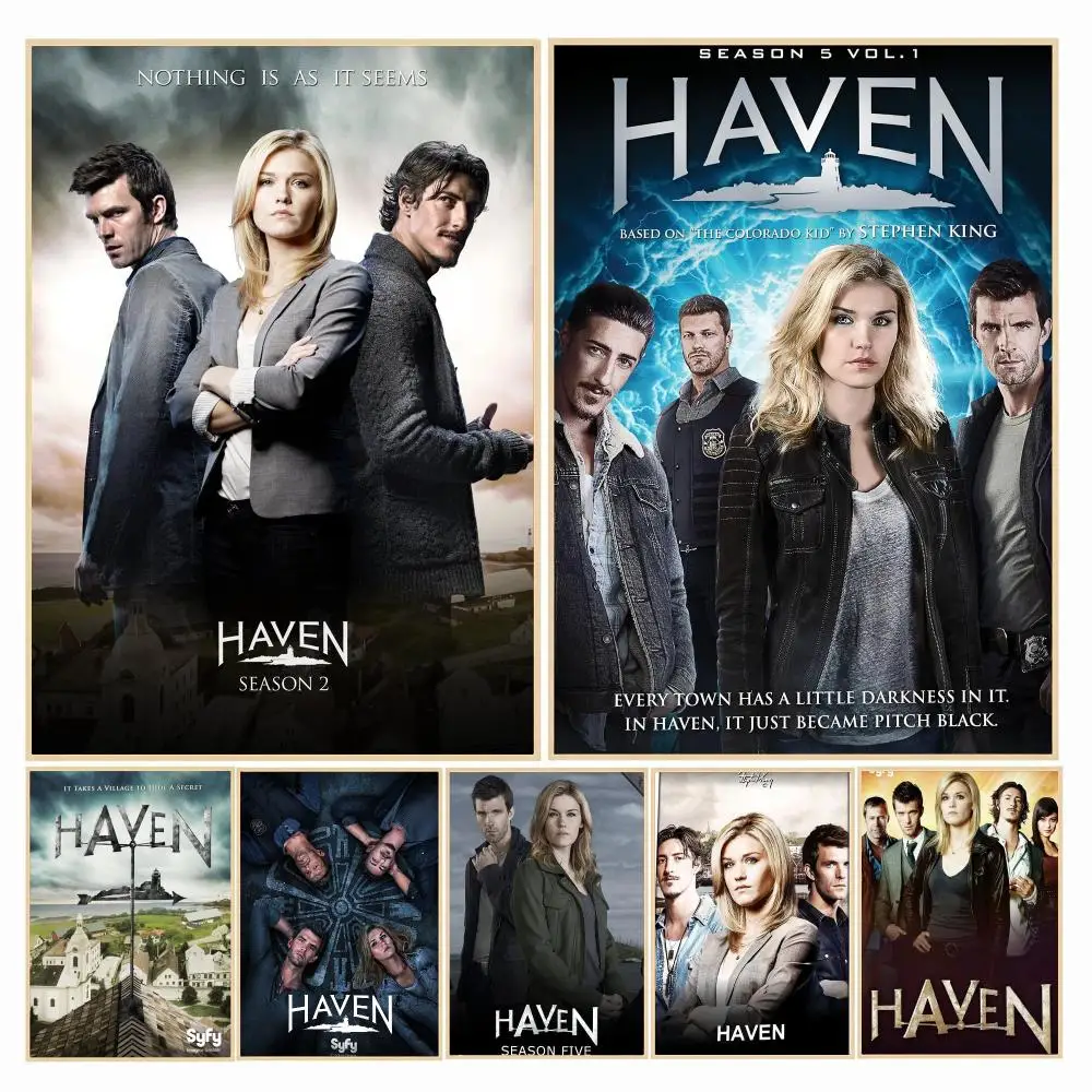 tv series H-Haven-N Poster Decorative Wall Art Sticker for Cafe Office Bedroom and Living Room