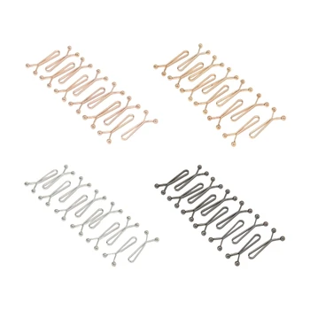 12 szt. Klips mocujący hidżab Bezpieczna i modna zapinka do szalika dla muzułmanek