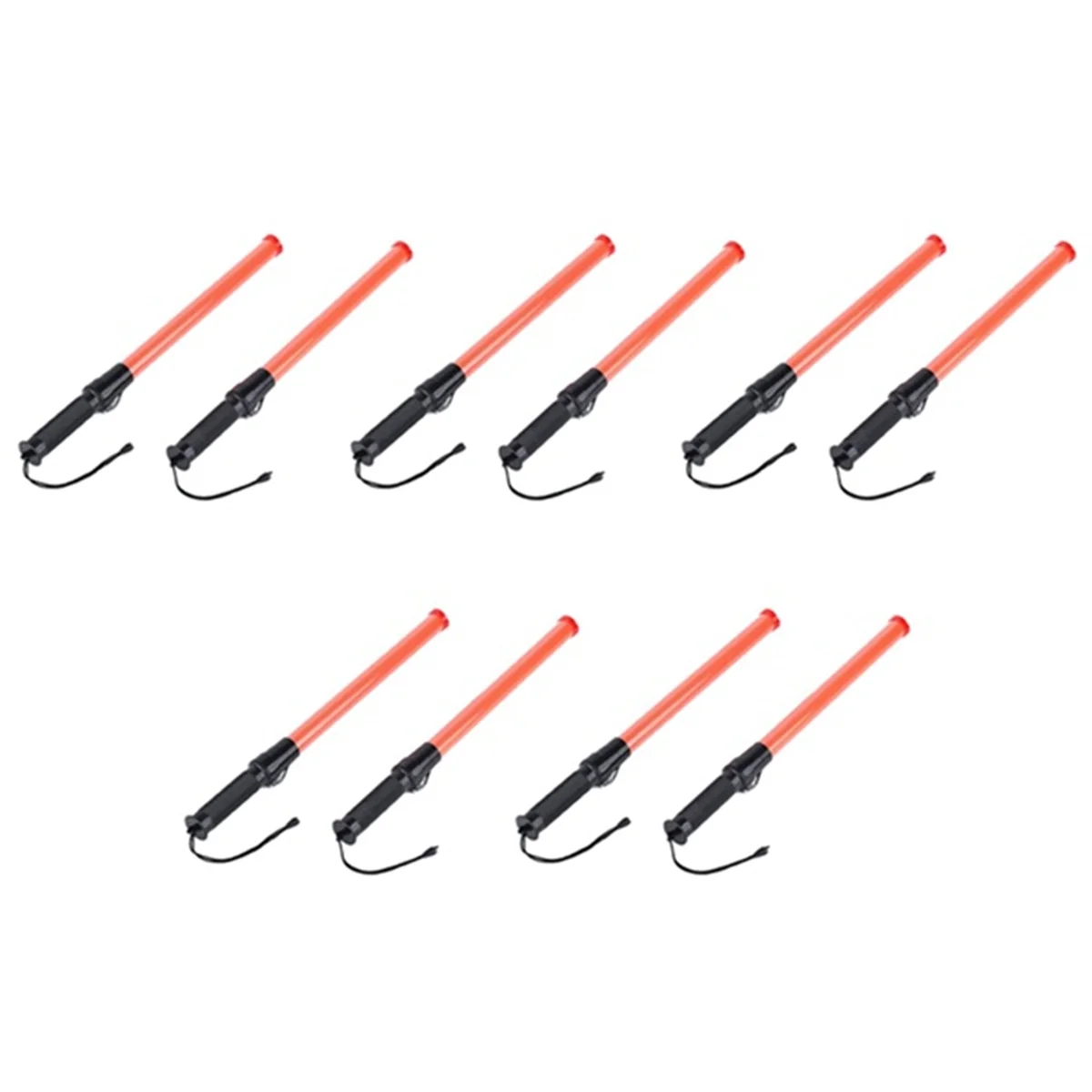 

TAU30fic Batons, Led TAU30fic Control Stick,Safety Light Batons, Signal Batons for Parking and Airports, 21 Inches, 10pcs