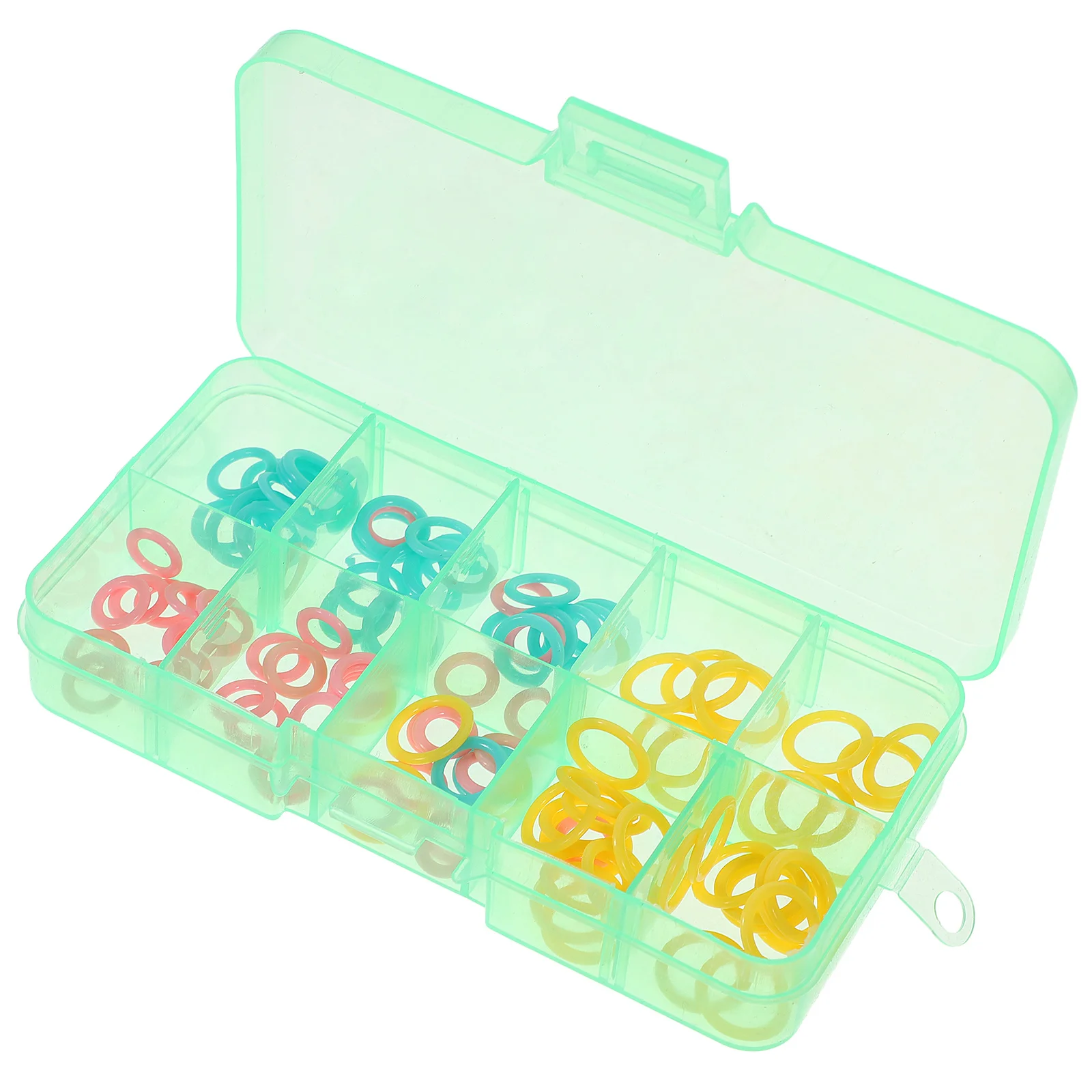 

120Pcs Crochet Stitch Markers Reusable Plastic Locking Rings for Knitting Projects Circle Markers Craft Needles Counters