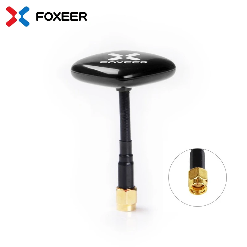 Foxeer Echo V2 5.8GHz 9dBi RHCP Patch Antenna Feeder Version for FPV Racing Freestyle Drone RC Airplane VTX VRX Goggles Monitor