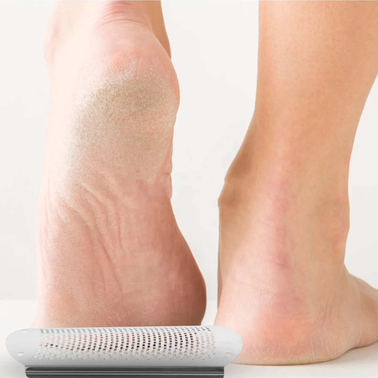 

Набор из 3 пилок для ног из нержавеющей стали для удаления огрубевшей кожи, многоразовый инструмент для педикюра, скрабер для стоп, устройство для ухода за ногами