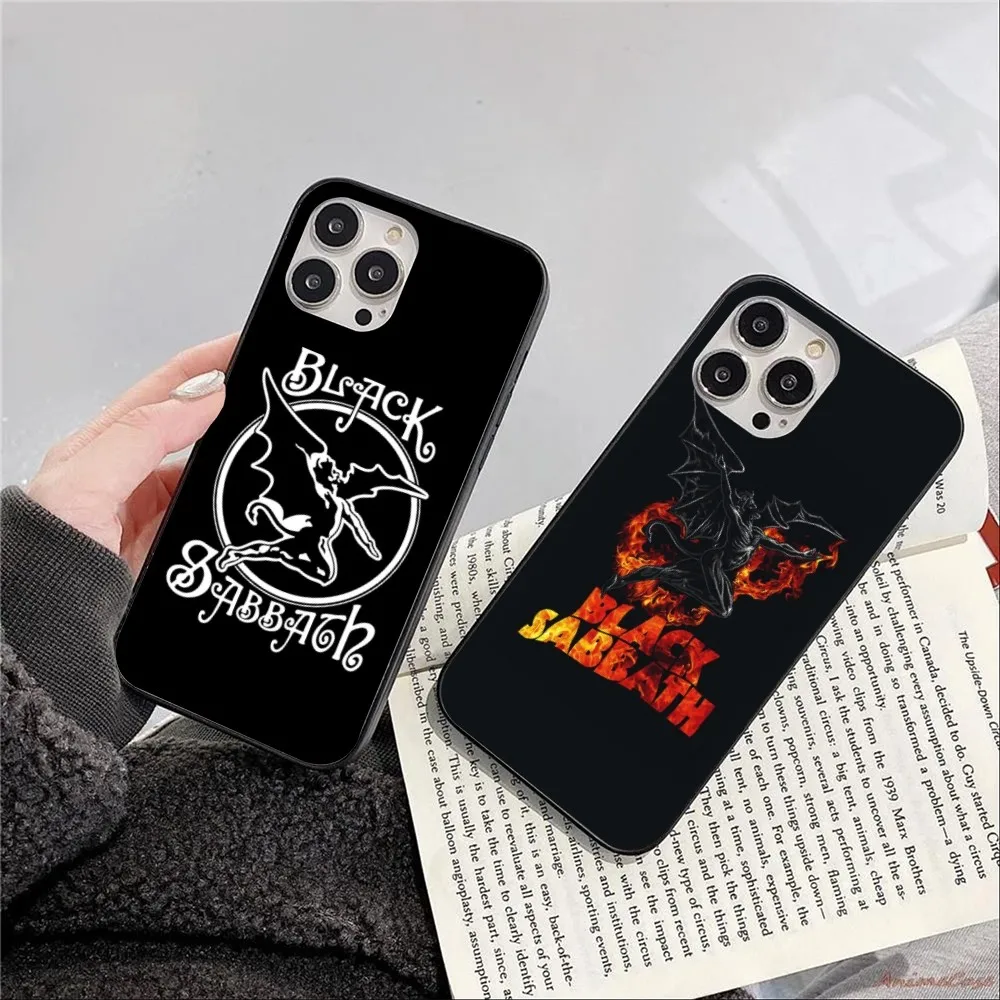 Fashion Sabbath Mobile Cell Phone Case for iPhone 15 14 13 12 11 XS X 8 7 6 Plus Mini Pro Max SE 2022 Black Phone Cover Funda