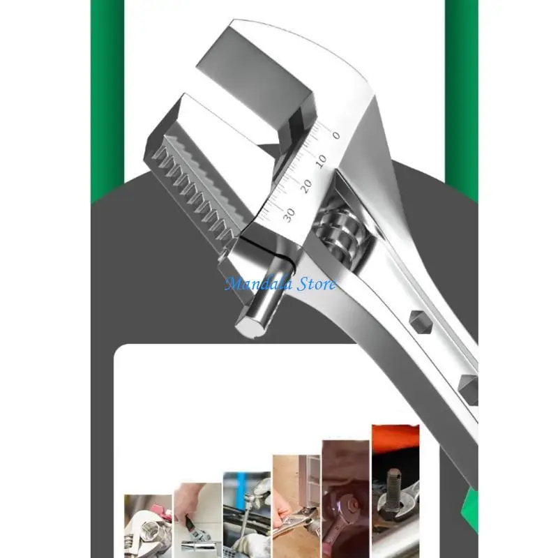 U2JC مفتاح ربط قابل للتعديل أداة إصلاح يدوية لورشة العمل الميكانيكية العالمية