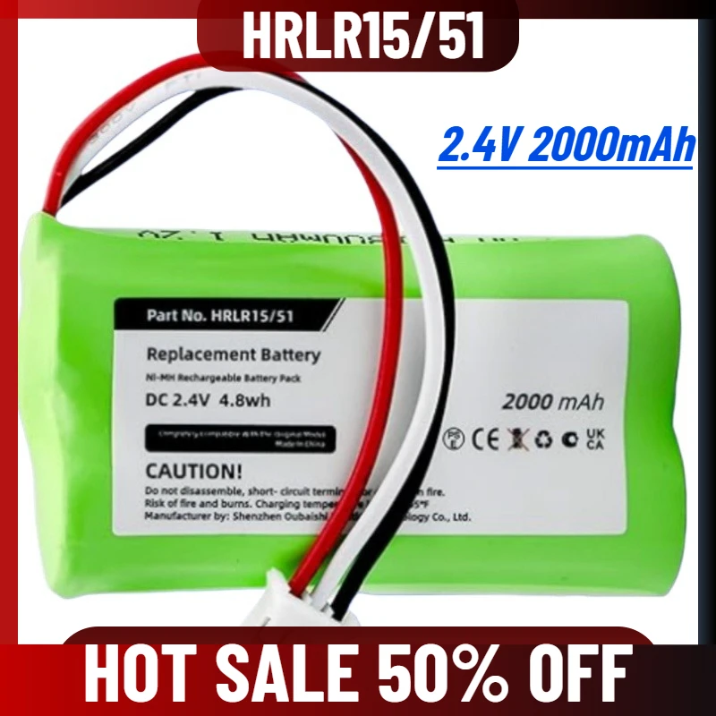 

2.4V 2000mAh for Nvidia controller Shield Game Controller HRLR15/51 P2920 Battery