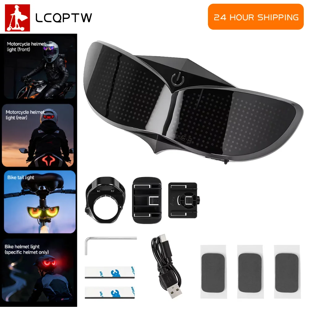Multifunctional LED Helmet Display Warning Light for Ninebot MAX G30 G2 G65 F2 F2PRO F3 F3PLUS E2 E3 ZT3 Rear Signal Lamp Module
