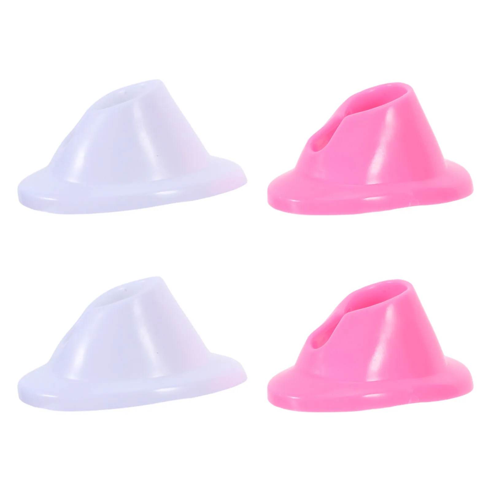 

8Pcs Nail Polish Exhibition Stand Anti-Spill Silicone Bottle Holder Salon Nail Art Display Manicure Tool Organizer