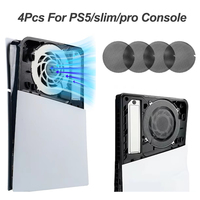 4Pcs Dust Filter Net For PS5/slim/pro Game Console Breathable Dustproof Mesh Case Cover For Playstation 5 Gaming Accessories ps5