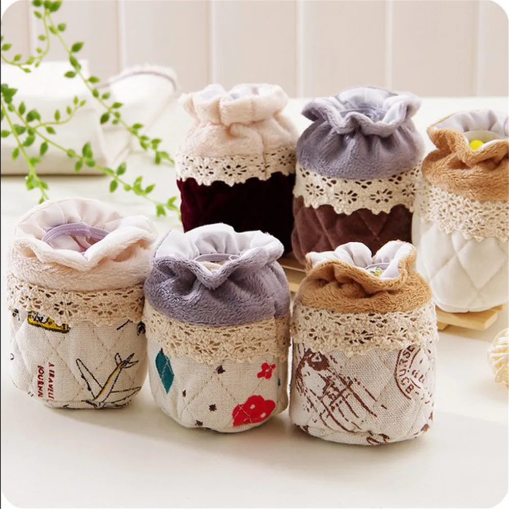 Flannel Knit Chair Leg Socks 4‑Pack, Cartoon Lace Non‑Slip Furniture Table Foot Caps, Anti‑Scratch Floor Protectors