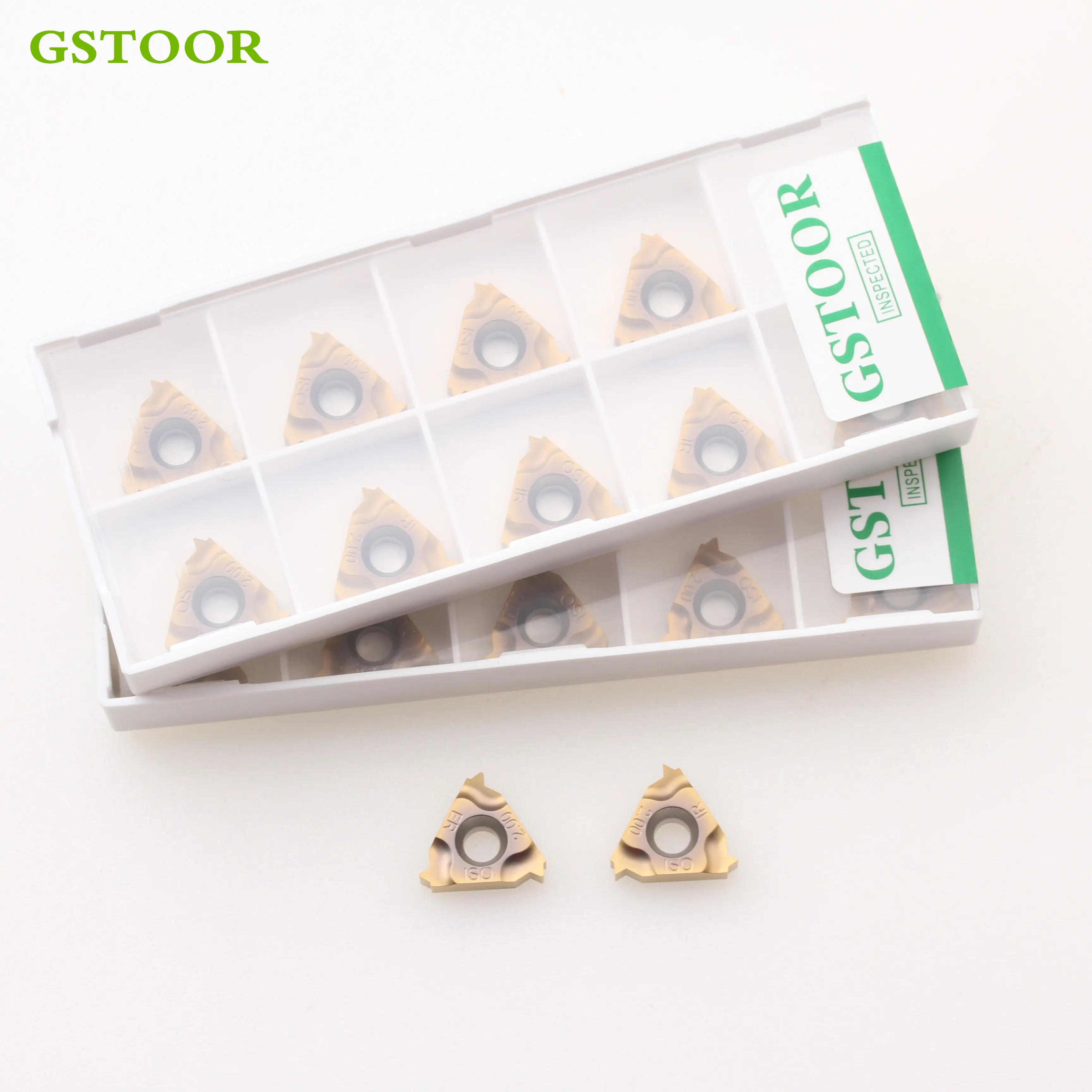 

16ER 16IR 1.5ISO 2.0ISO GC630H CNC Lathe Threading Turning Tools Cutting Blades Thread Hard Alloy Cutting Inserts For Steel Part