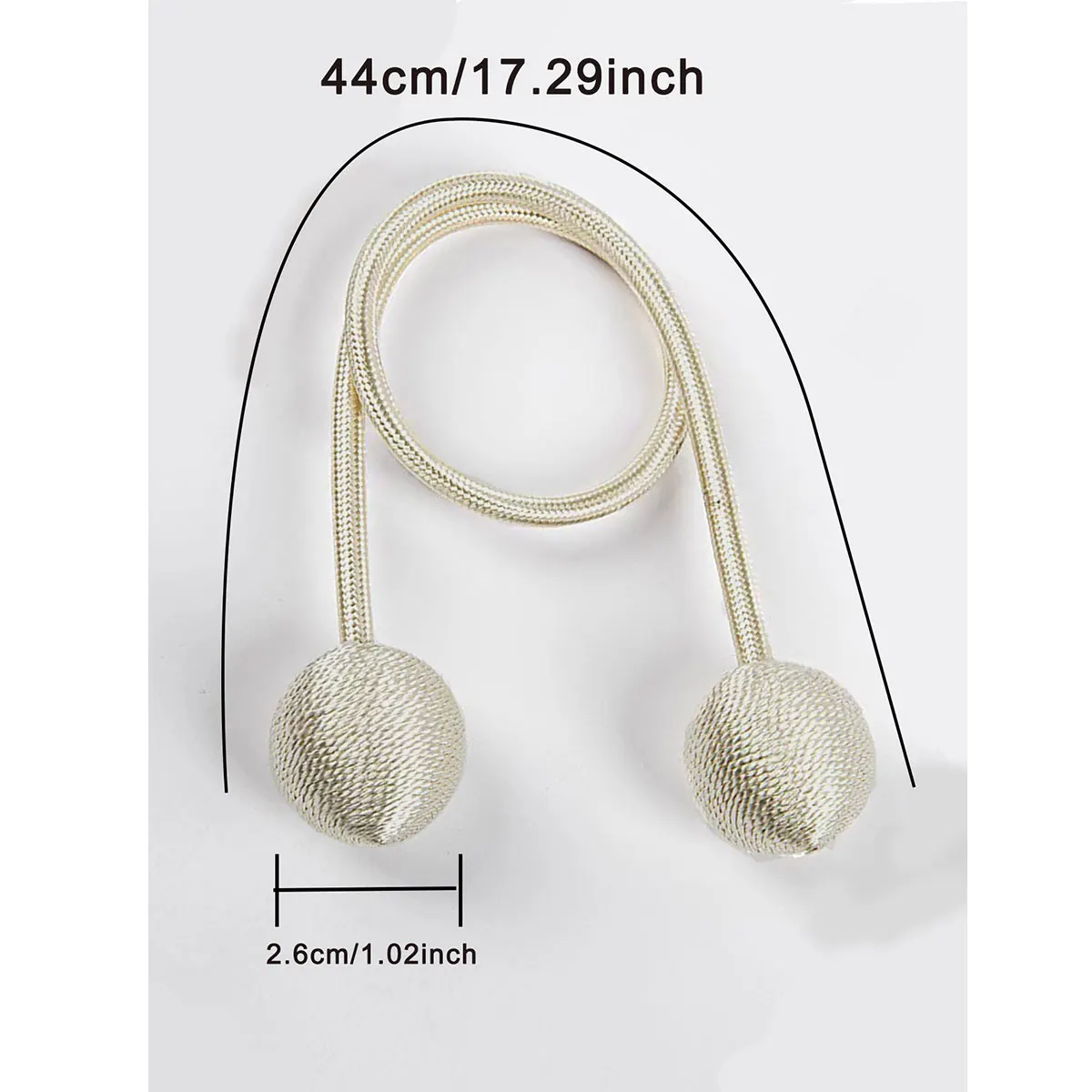 Woven Any Shape Strong Curtain Tie Plush Curtain Tie Rope 1/2PCS - view 6