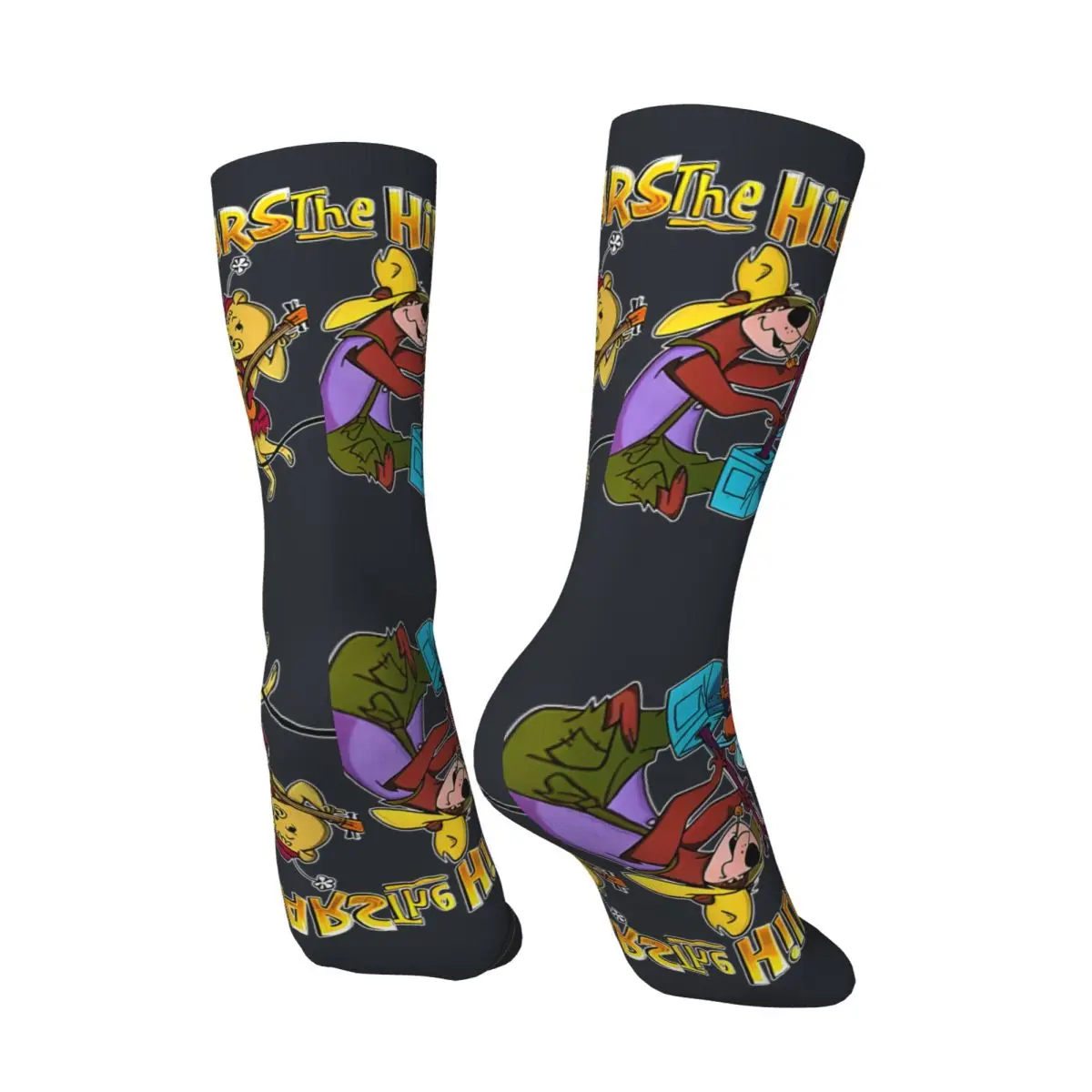 Funny Limited Edition Perfect Sock for Men Harajuku The Hillbilly Bears Quality Pattern Printe Crew Sock official-website fugees