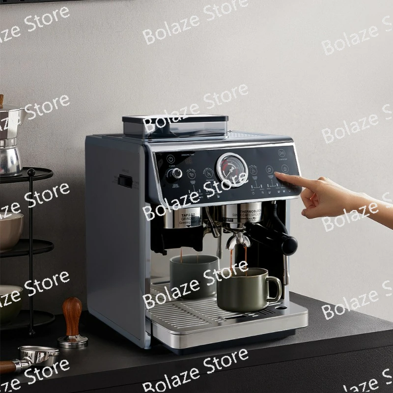 Home Italian American Semi Automatic with Grinding Bean Steamed Milk Bubble Pressure Coffee Machine