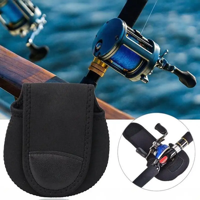 Fishing Reel Bag Bait Casting Reel Protective Case Cover Storage Thick Soft Bag For Bait Casting Reel Fishing Tackle